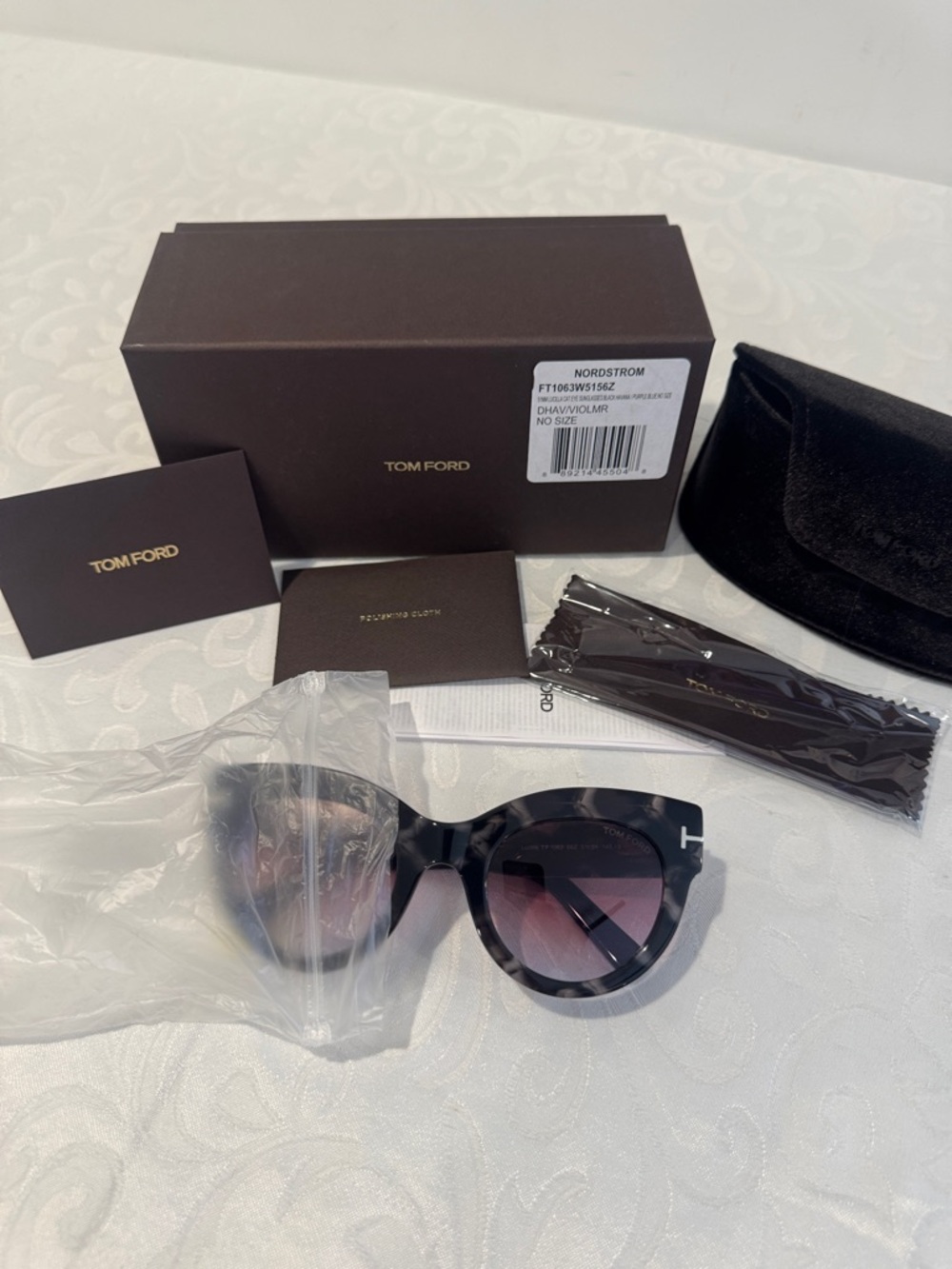 Tom Ford ‘Lucilla’ 51 mm Gradient Cat Eye Sunglasses - Picture 13 of 15